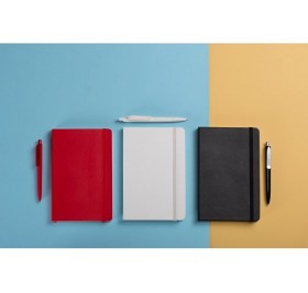 Подарочный набор Moleskine Indiana с блокнотом А5 Soft и ручкой, черный