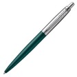 Ручка шариковая «Parker Jotter XL Matte Green CT», зеленый/серебристый