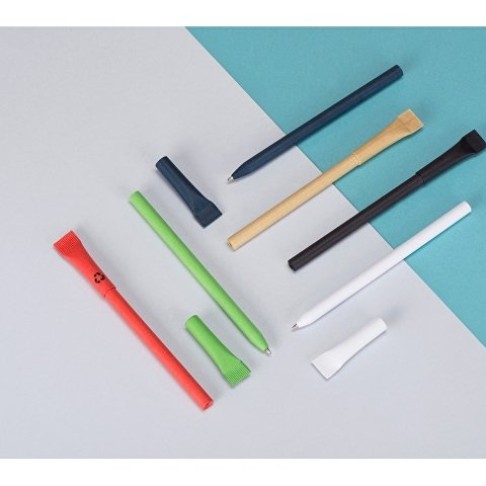 Ручка картонная с колпачком 