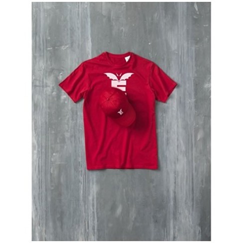 Мужская футболка Heros с коротким рукавом, красный