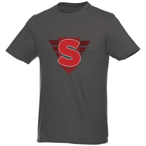 Мужская футболка Heros с коротким рукавом, серый графитовый