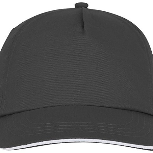 Пятипанельная кепка-сендвич Styx, серый