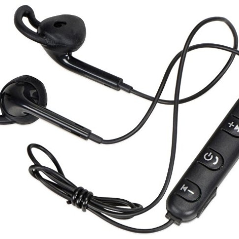 Беспроводные наушники «Get Up» с чехлом, черный Беспроводные наушники «Get Up» с чехлом, черный