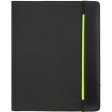 Папка для документов «Делос», черный/зеленое яблоко