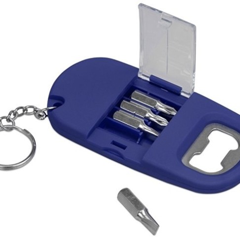 Брелок-открывалка с отвертками и фонариком Брелок-открывалка с отвертками и фонариком