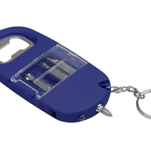 Брелок-открывалка с отвертками и фонариком Брелок-открывалка с отвертками и фонариком