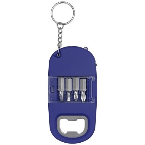 Брелок-открывалка с отвертками и фонариком Брелок-открывалка с отвертками и фонариком