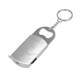 Брелок-открывалка с рулеткой и фонариком 