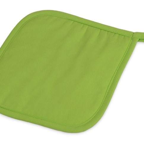 Хлопковая прихватка, зеленое яблоко