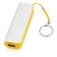 Портативное зарядное устройство (power bank) Basis, 2000 mAh, белый/желтый