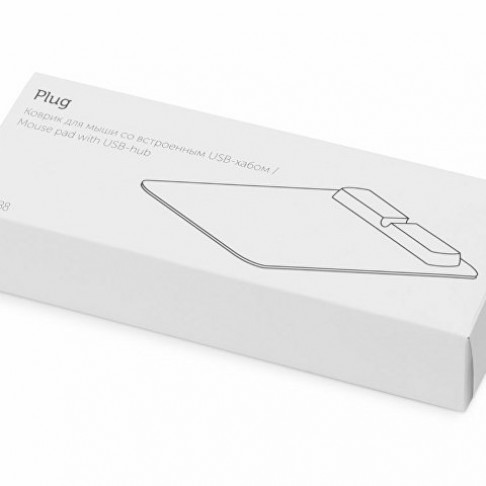 Коврик для мыши со встроенным USB-хабом 