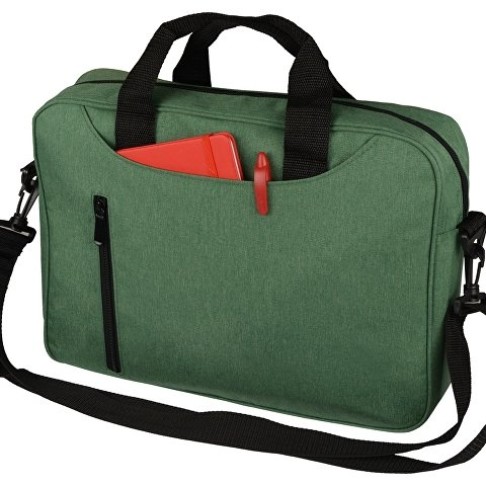 Сумка для ноутбука Wing с вертикальным наружным карманом, зеленый