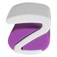 Ручка пластиковая soft-touch шариковая «Zorro», фиолетовый/белый