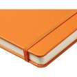 Записная книжка Nova формата A5 с переплетом, оранжевый
