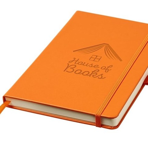 Записная книжка Nova формата A5 с переплетом, оранжевый