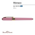 Ручка пластиковая шариковая «Monaco», 0,5мм, синие чернила, розовый
