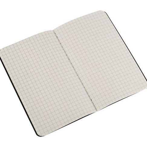 Записная книжка Moleskine Cahier (в клетку, 1 шт.), Pocket (9х14см), черный