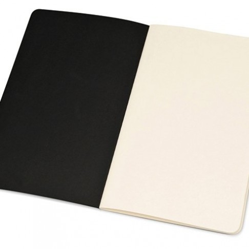 Записная книжка Moleskine Cahier (нелинованный, 1 шт.), Large (13х21см), черный