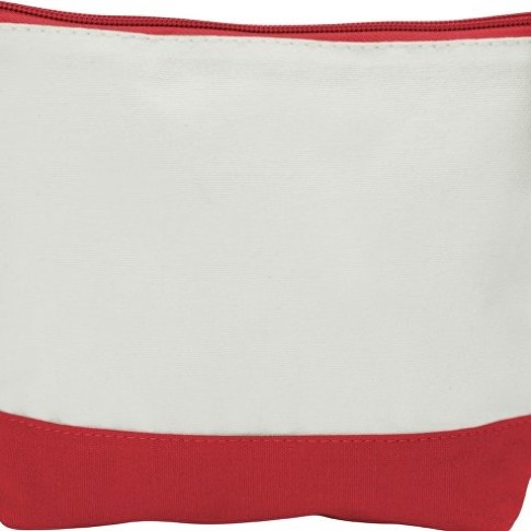 Косметичка хлопковая Cotton, красный