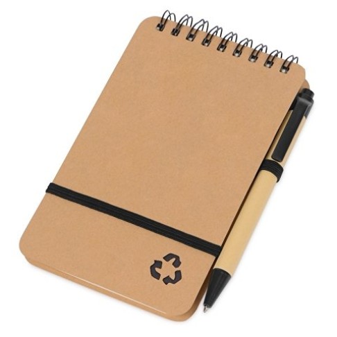 Набор канцелярский с блокнотом и ручкой 