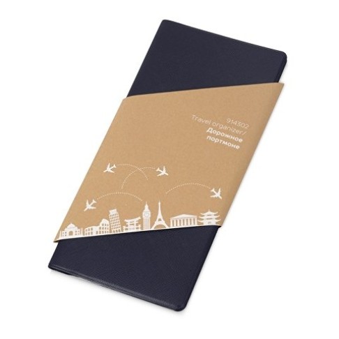 Дорожный органайзер Weekend из ПВХ, темно-синий