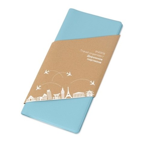 Дорожный органайзер Weekend из ПВХ, голубой