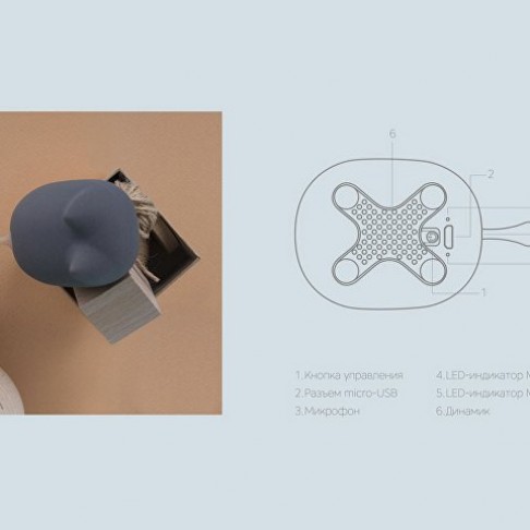 Портативная акустика Rombica Mysound Tito 2C, темно-серый