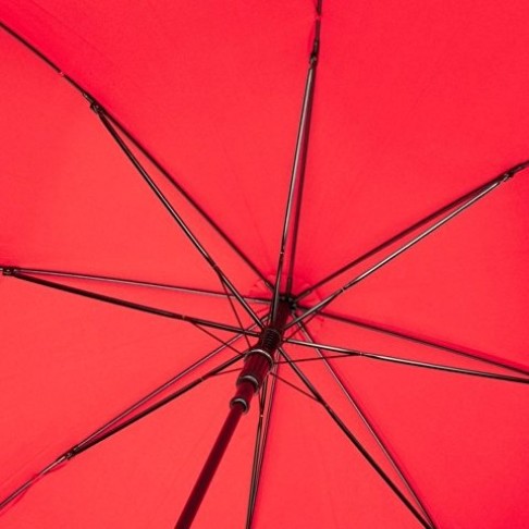 23-дюймовый автоматический зонт Alina из переработанного ПЭТ-пластика, красный