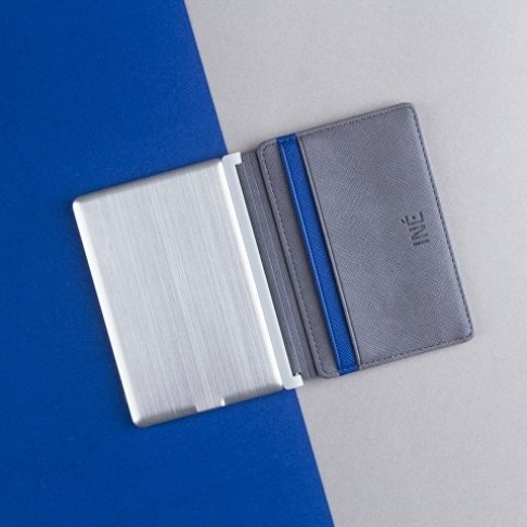 Портмоне с зарядным устройством «INE», 3000 mAh, серый