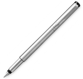 Ручка перьевая «Parker Vector Standard Stainless Steel CT», серебристый