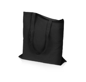 Сумка для шопинга Carryme 140 хлопковая, 140 г/м2, черный
