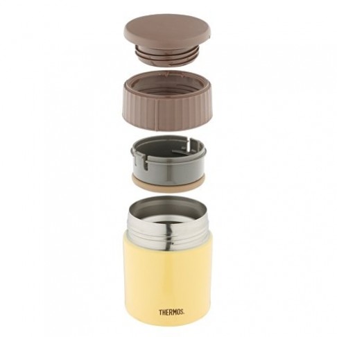 Термос из нерж. стали для еды тм THERMOS JBQ-400-BNN 0.4L, желтый
