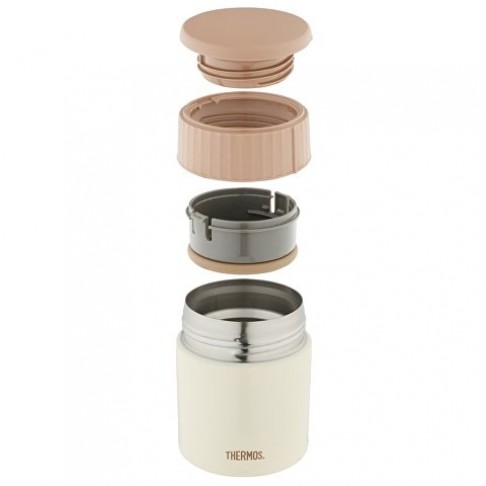 Термос из нерж. стали для еды тм THERMOS JBQ-400-MLK 0.4L, белый