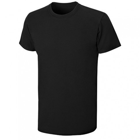 Футболка HD Fit короткий рукав с эластаном_2XL, мужская,чёрный