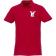 Мужское поло Helios с коротким рукавом, красный