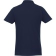 Мужское поло Helios с коротким рукавом, темно-синий