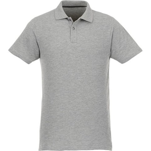 Мужское поло Helios с коротким рукавом, серый яркий Мужское поло Helios с коротким рукавом, серый яркий