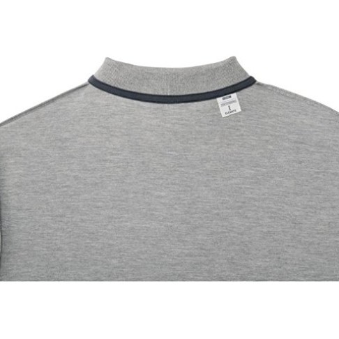 Мужское поло Helios с коротким рукавом, серый яркий Мужское поло Helios с коротким рукавом, серый яркий