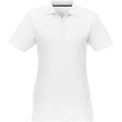 Женское поло Helios с коротким рукавом, белый