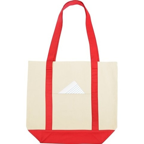 Сумка для шопинга Cotton, натуральный/красный