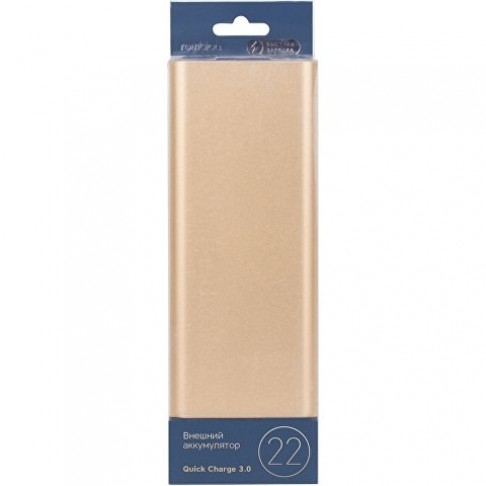 Внешний аккумулятор Rombica NEO AZ220G Quick, 22000 mAh, золотистый