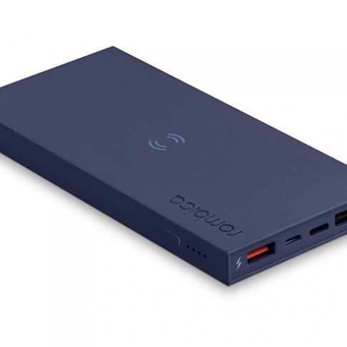 Внешний аккумулятор Rombica NEO ARIA WIRELESS SIENNA, коричневый