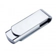 USB-флешка металлическая поворотная на 64 ГБ 3.0, глянец