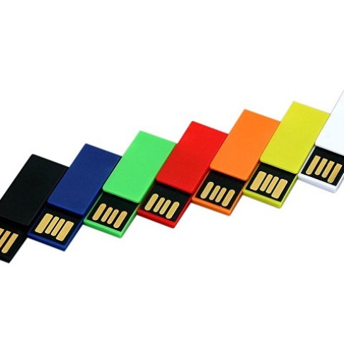 Флешка промо в виде скрепки, 8 Гб, белый