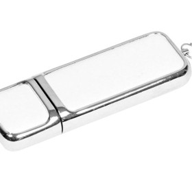 Флешка 3.0 компактной формы, 128 Гб, белый/серебристый