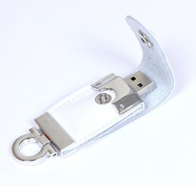 USB-флешка на 32 Гб в виде брелка, белый
