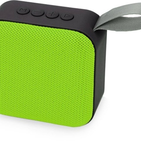 Портативная колонка «Otto», зеленое яблоко/черный Портативная колонка «Otto», зеленое яблоко/черный