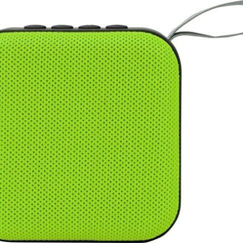 Портативная колонка «Otto», зеленое яблоко/черный Портативная колонка «Otto», зеленое яблоко/черный