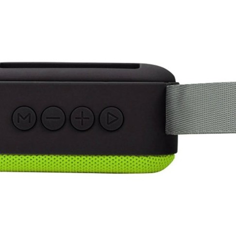 Портативная колонка «Otto», зеленое яблоко/черный Портативная колонка «Otto», зеленое яблоко/черный