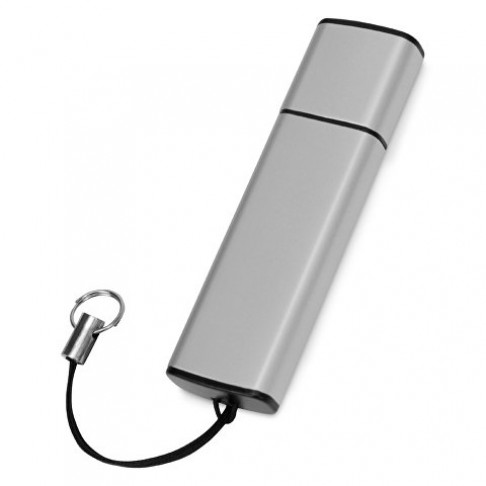 Флеш-карта USB 2.0 16 Gb металлическая с колпачком 